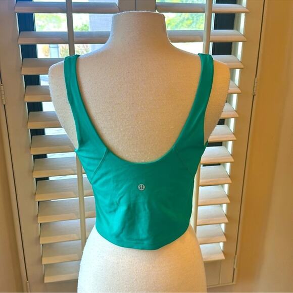 Lululemon Align Tank Athletic Top Workout Activewear Maldives Green Size 12 - Picture 4 of 6